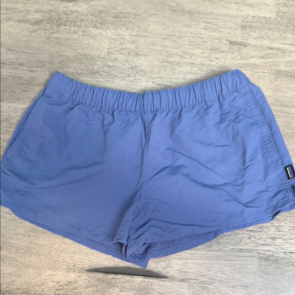 Patagonia Women's Athletic Shorts - Light Blue